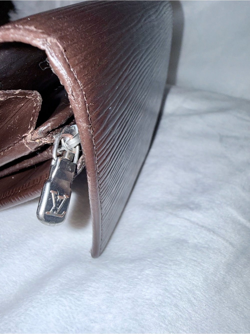 Louis Vuitton Vintage Trésor Bi-Fold epi leather Brown Wallet-W/COA - Picture 7 of 15